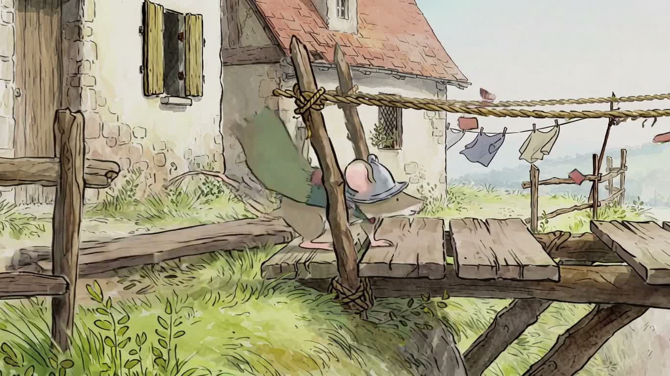 Knight Mouse on the Wind Bridge