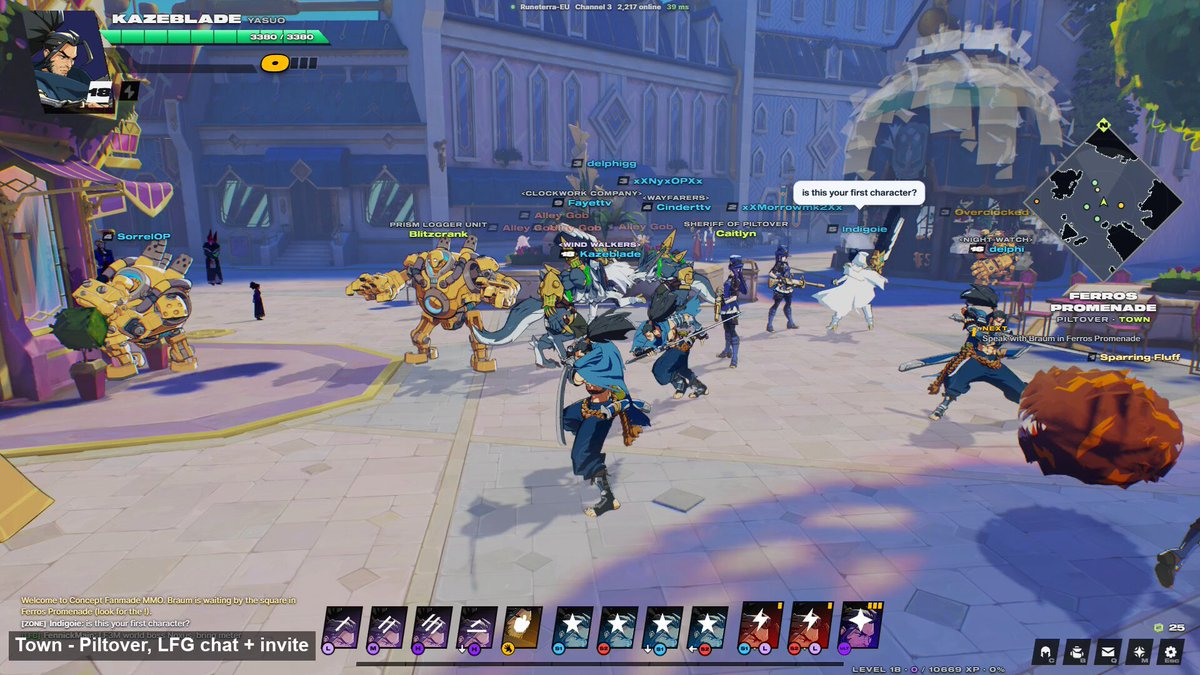 League of Legends MMO prototype
