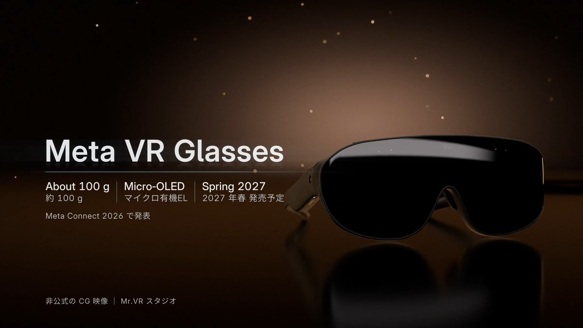 VR glasses 3D model and promo video
