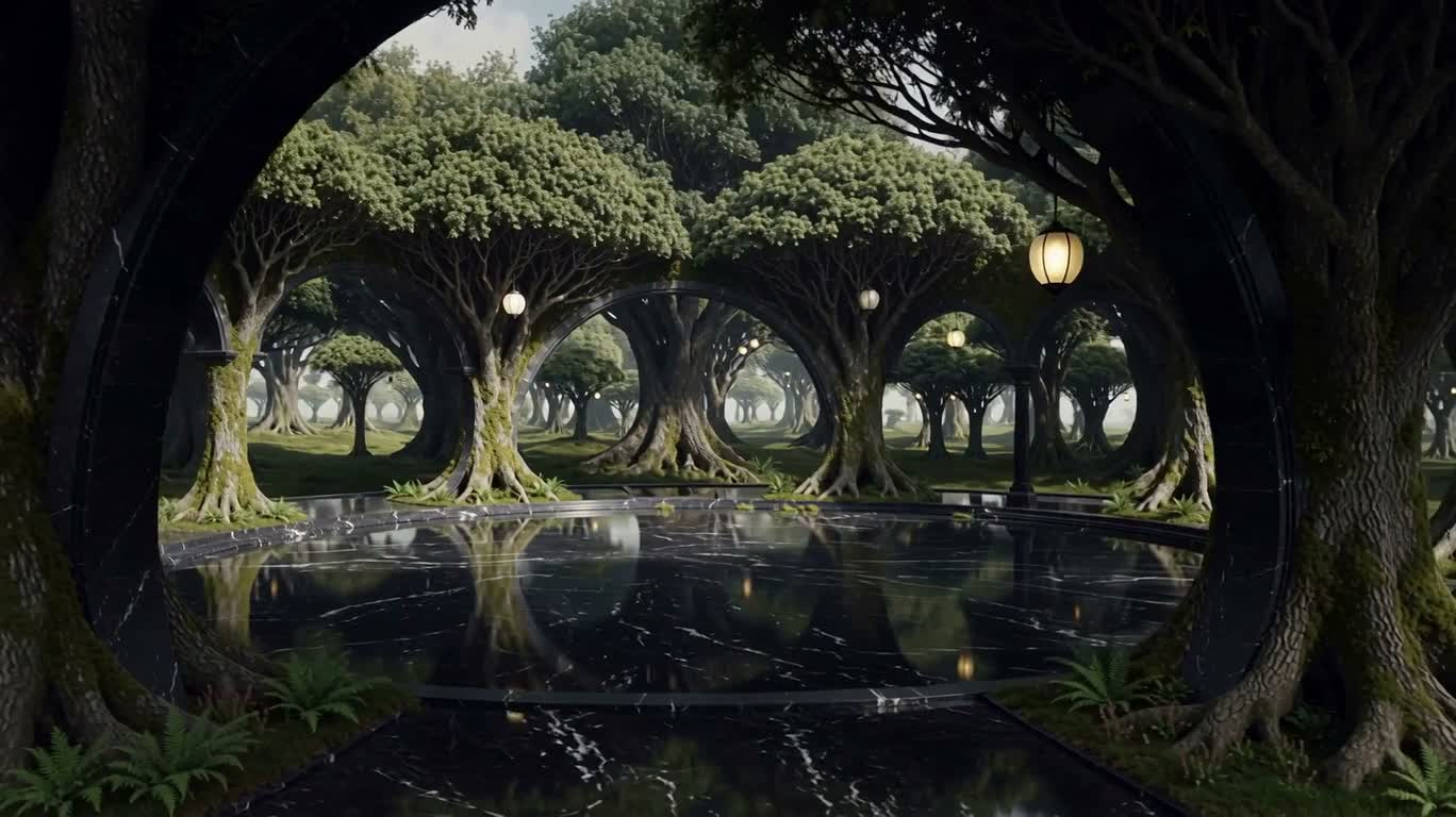 静默森林的嵌套幻境 — AI video creation