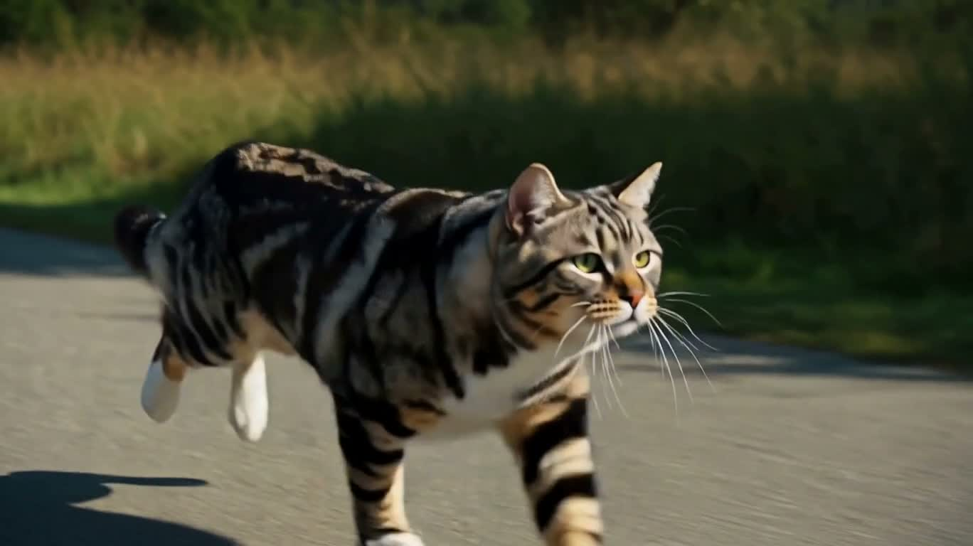 猫狗超级英雄跃跃 — AI video creation