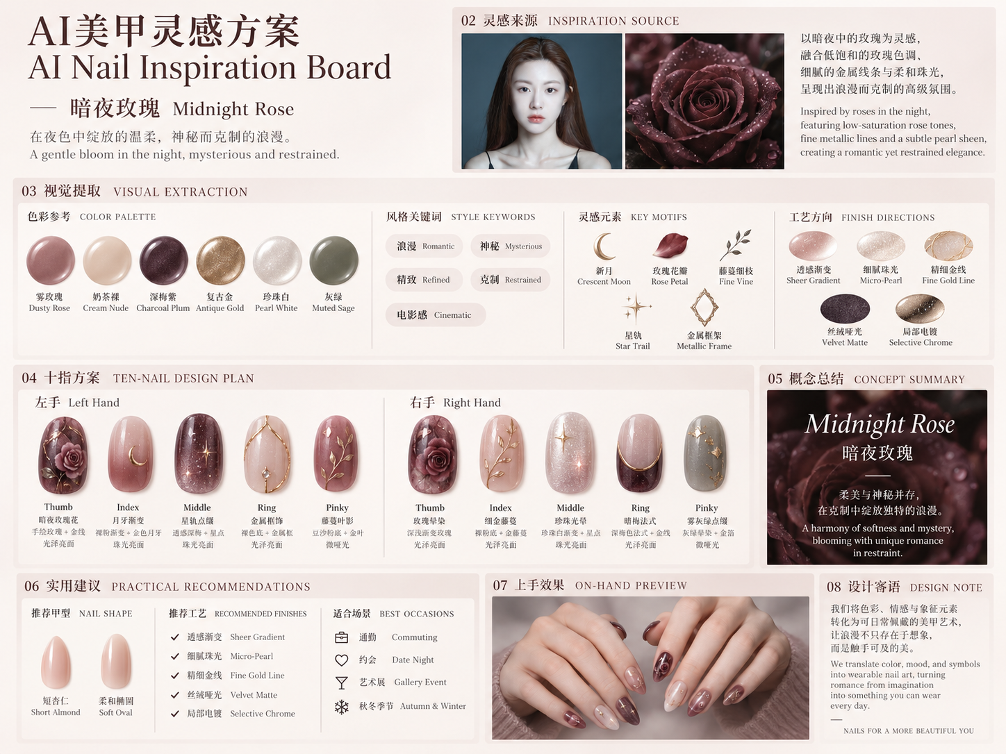 AI美甲灵感方案 — AI image creation
