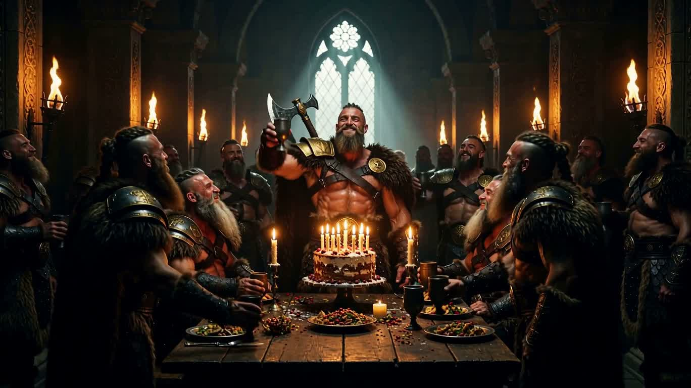 야만인의 생일 축하