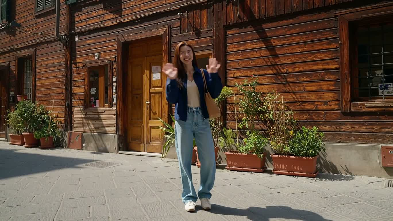意大利街巷漫游 — AI video creation