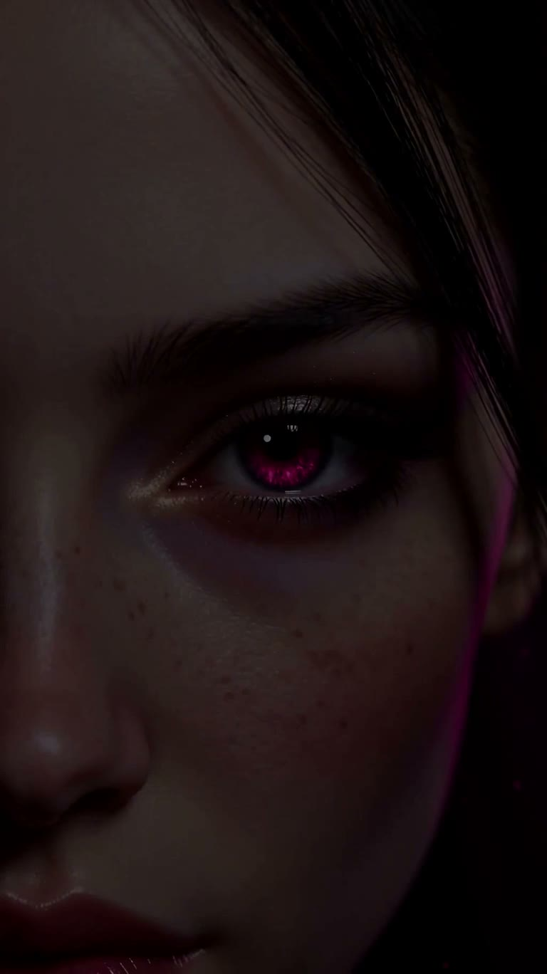 绯眸高等精灵肖像 — AI video creation