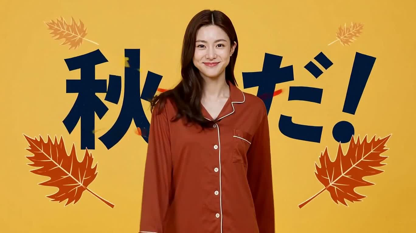 秋日活力换装广告 — AI video creation