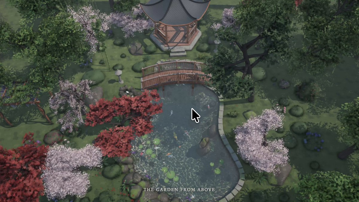 可交互日式庭院模拟场景 — AI video creation