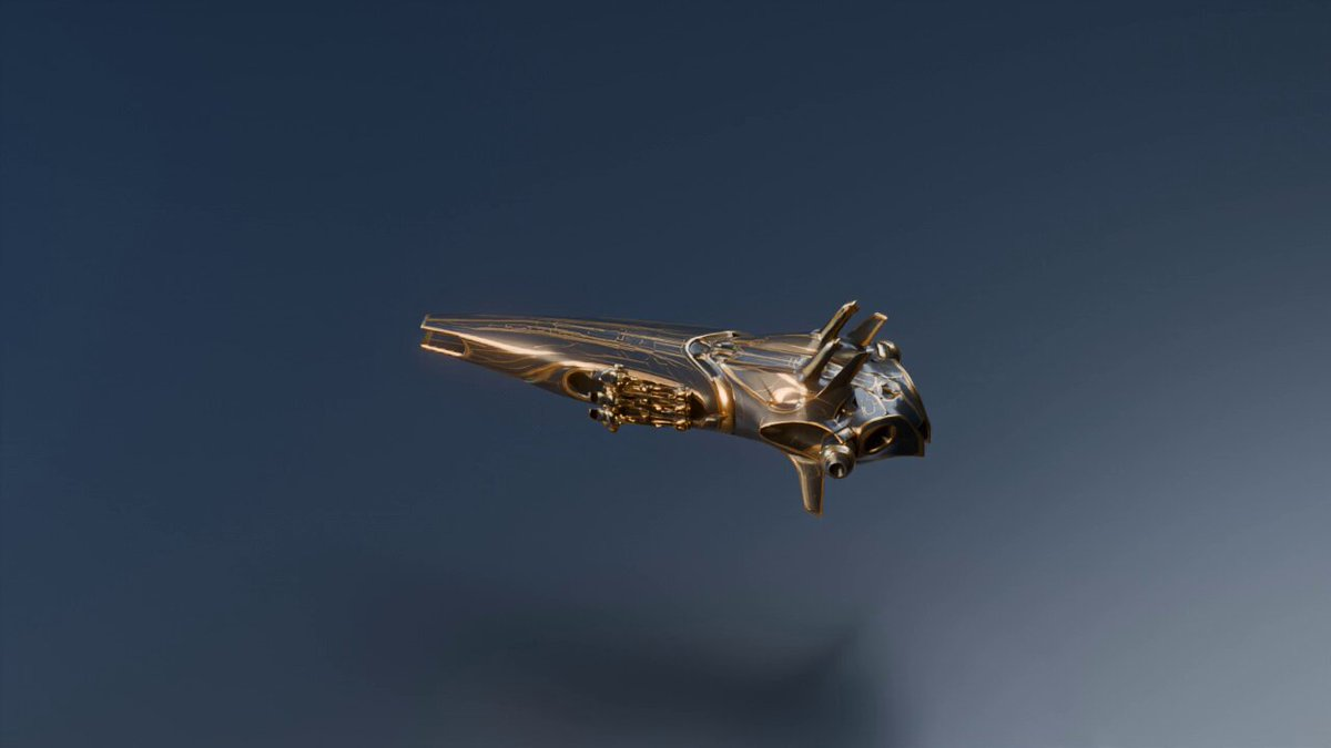 Rotating blade around a battleship model