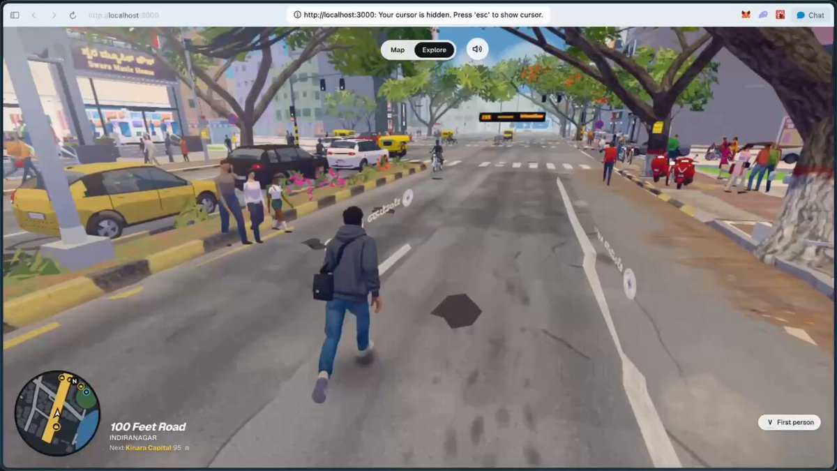 GTA风格班加罗尔城市构建 — AI video creation