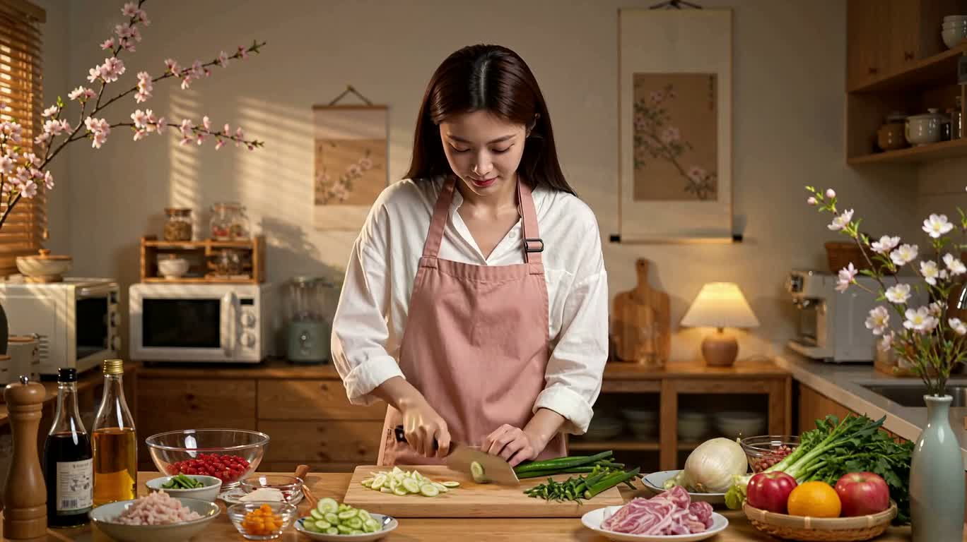 Nấu ăn Nhật trong ngôi nhà ấm áp hoa anh đào