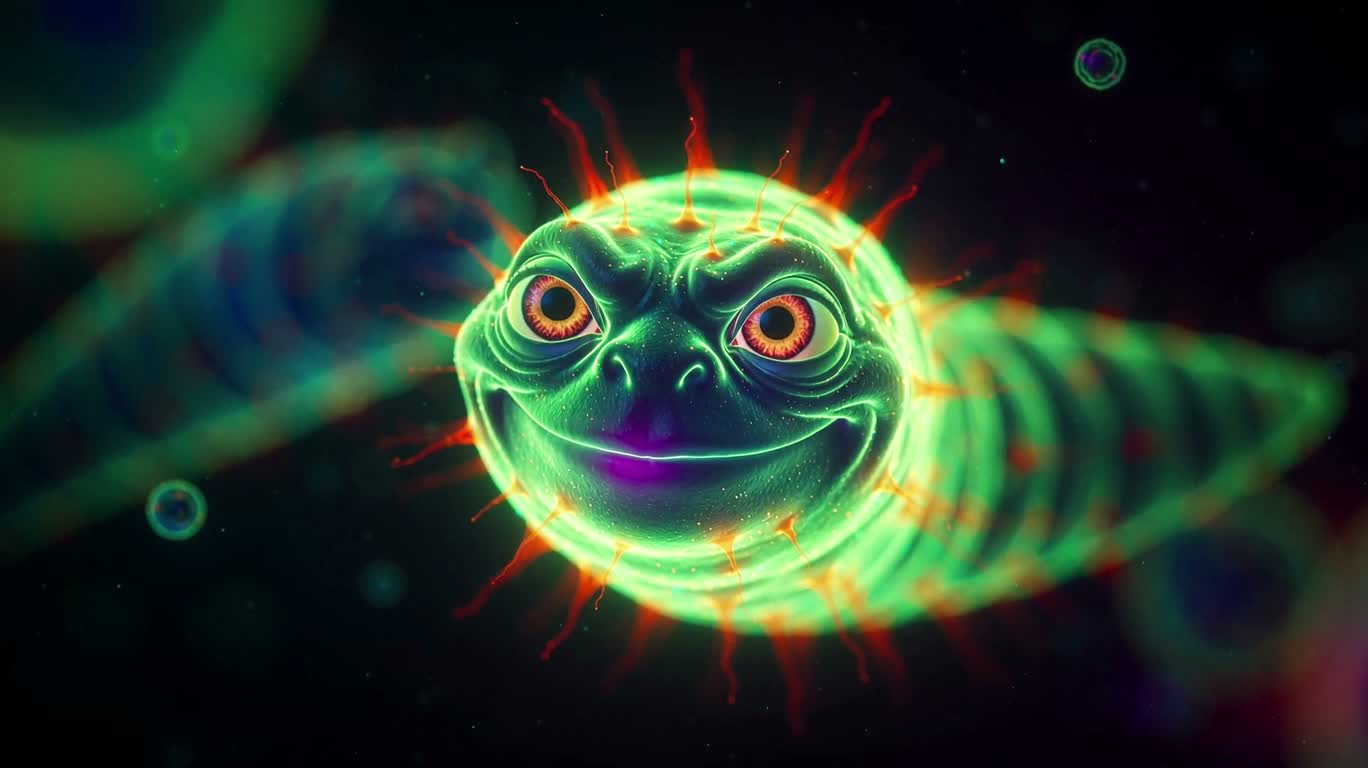 荧光邪笑微生物 — AI video creation