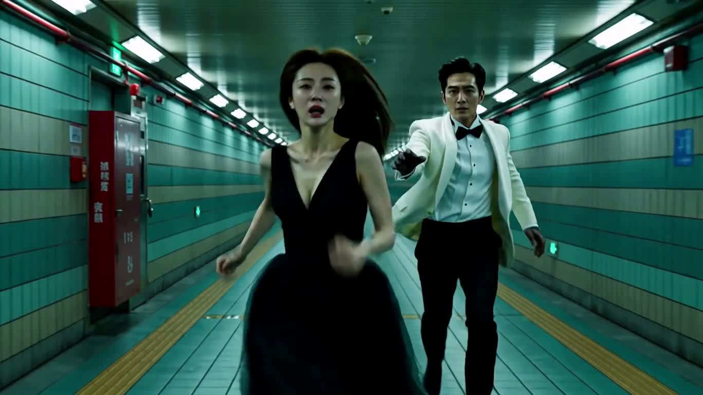 隧道尽头的旧日拥抱 — AI video creation