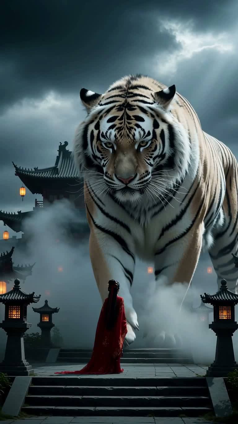白虎临城 — AI video creation