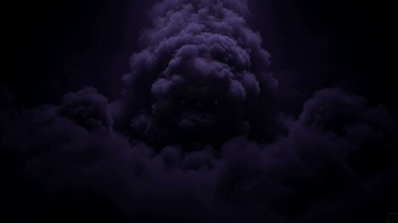 暗紫云雾中的虚空凝视 — AI video creation