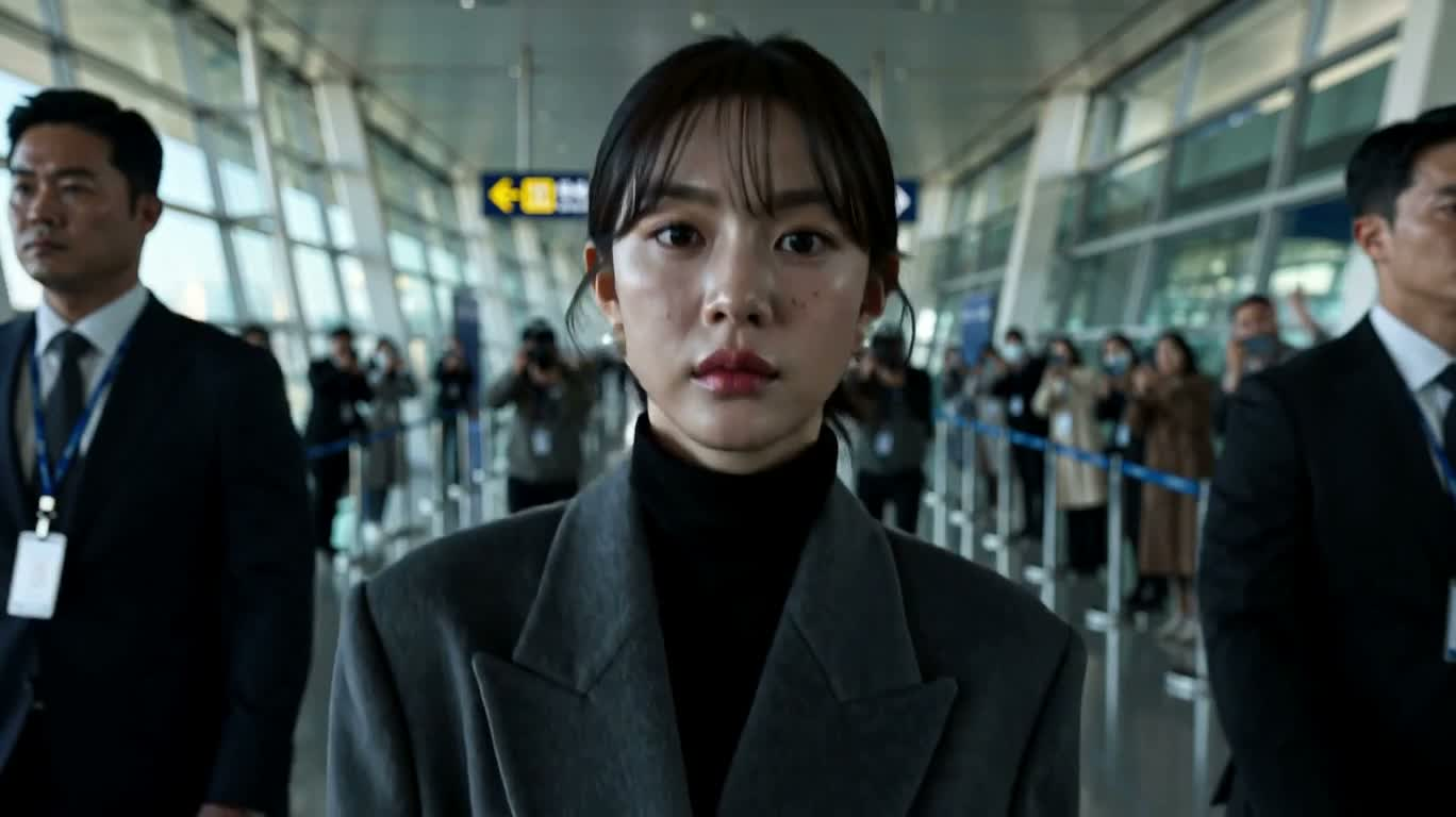 聚光灯下的从容前行 — AI video creation