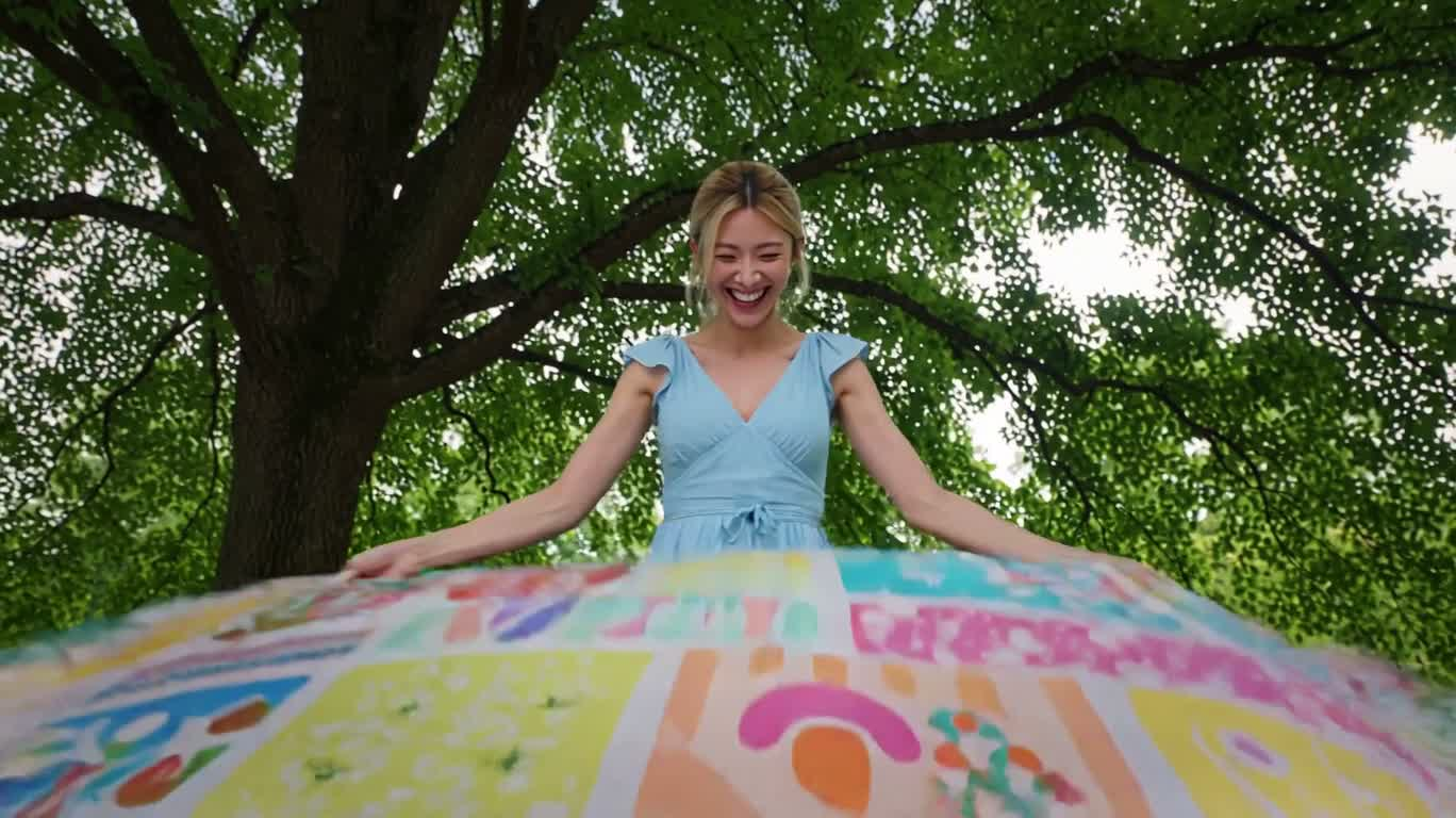 Family Picnic in Sunny Park — AI video creation