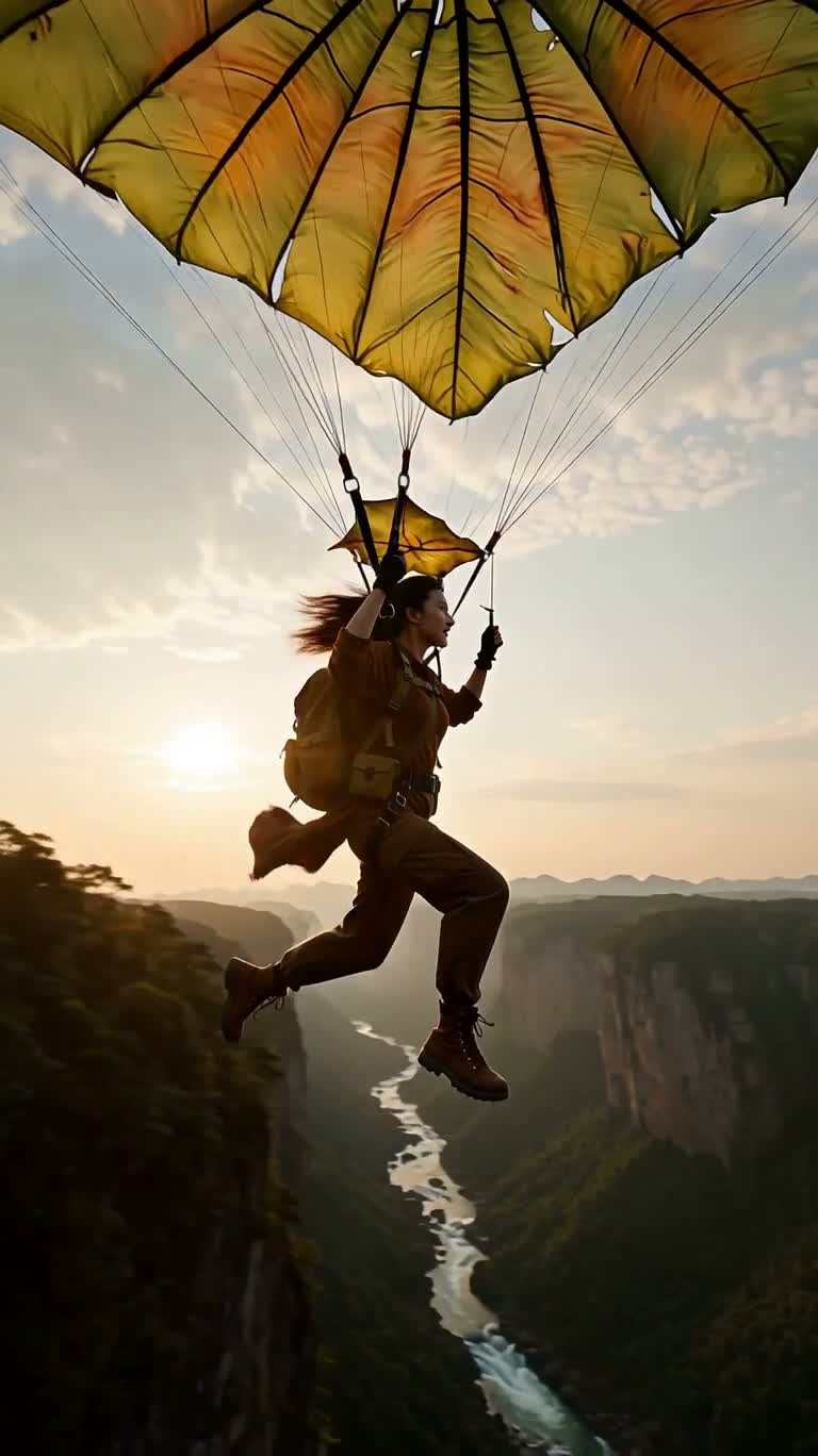 Leaf Umbrella Canyon Flight Adventure