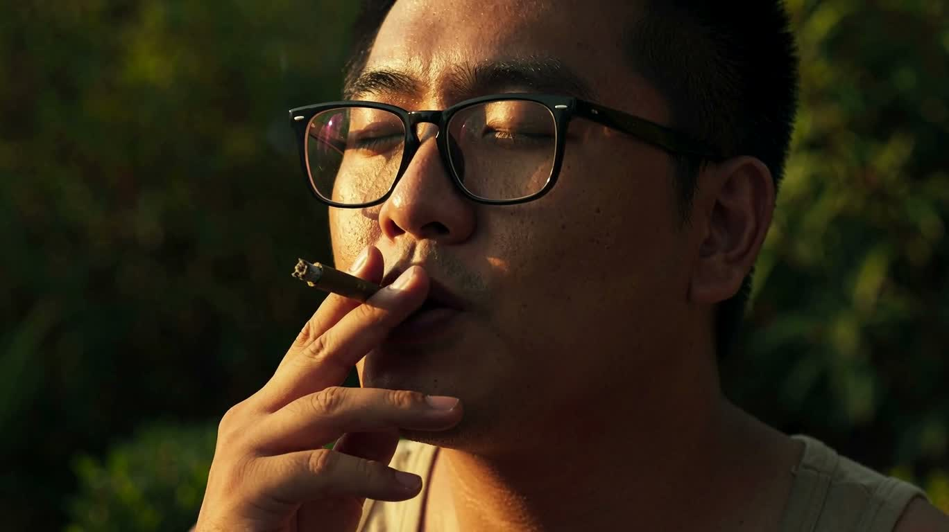 Méditation au crépuscule dans le jardin — AI video creation