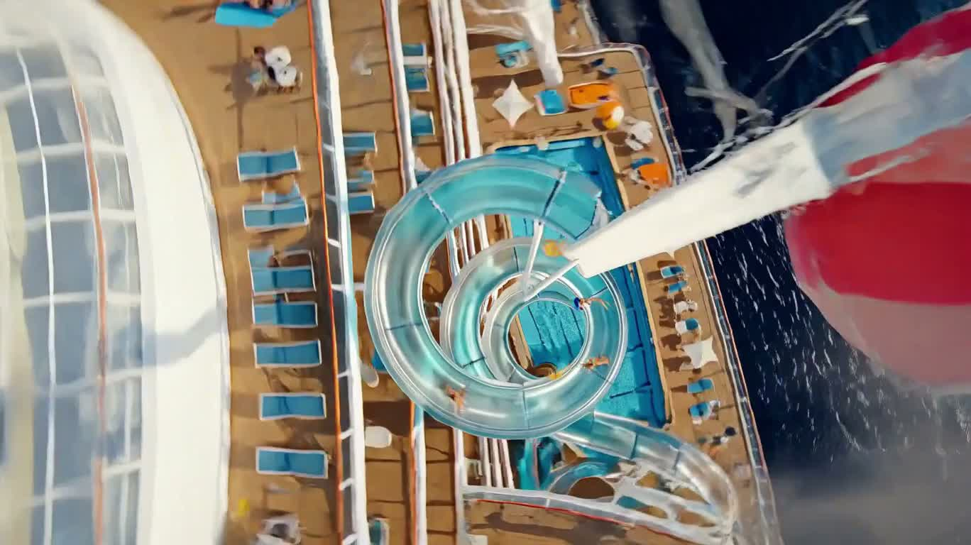 豪华邮轮无缝穿越之旅 — AI video creation