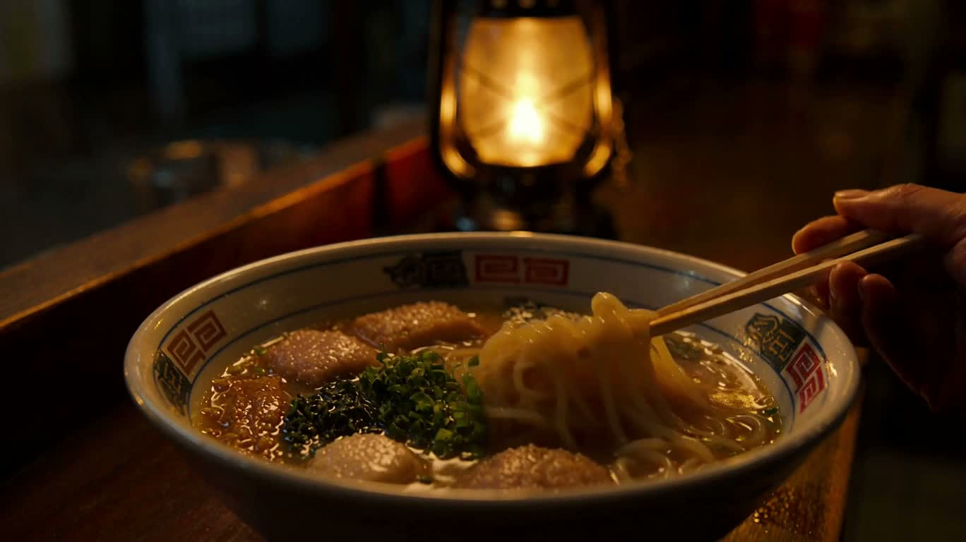 午夜拉面蒸汽 — AI video creation